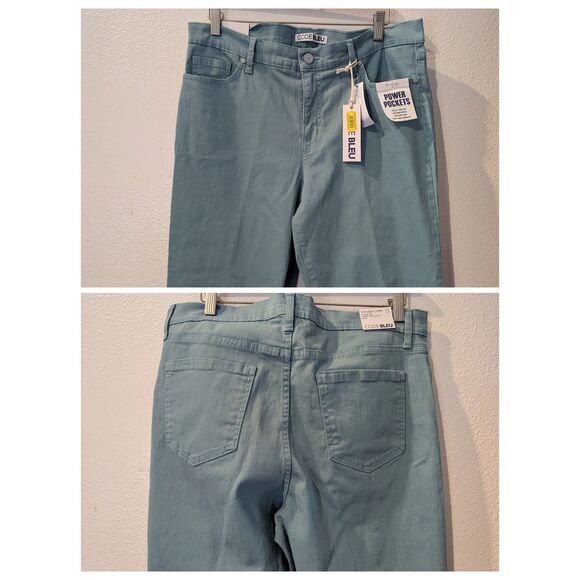 NWT  Code Bleu Chelsea Classic Rise Secret Tummy Panel Capri  Sz 12P - Picture 6 of 11